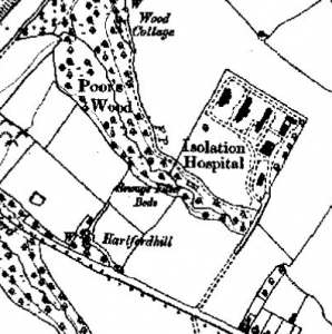 Northwich Isolation Hospital, circa 1910.